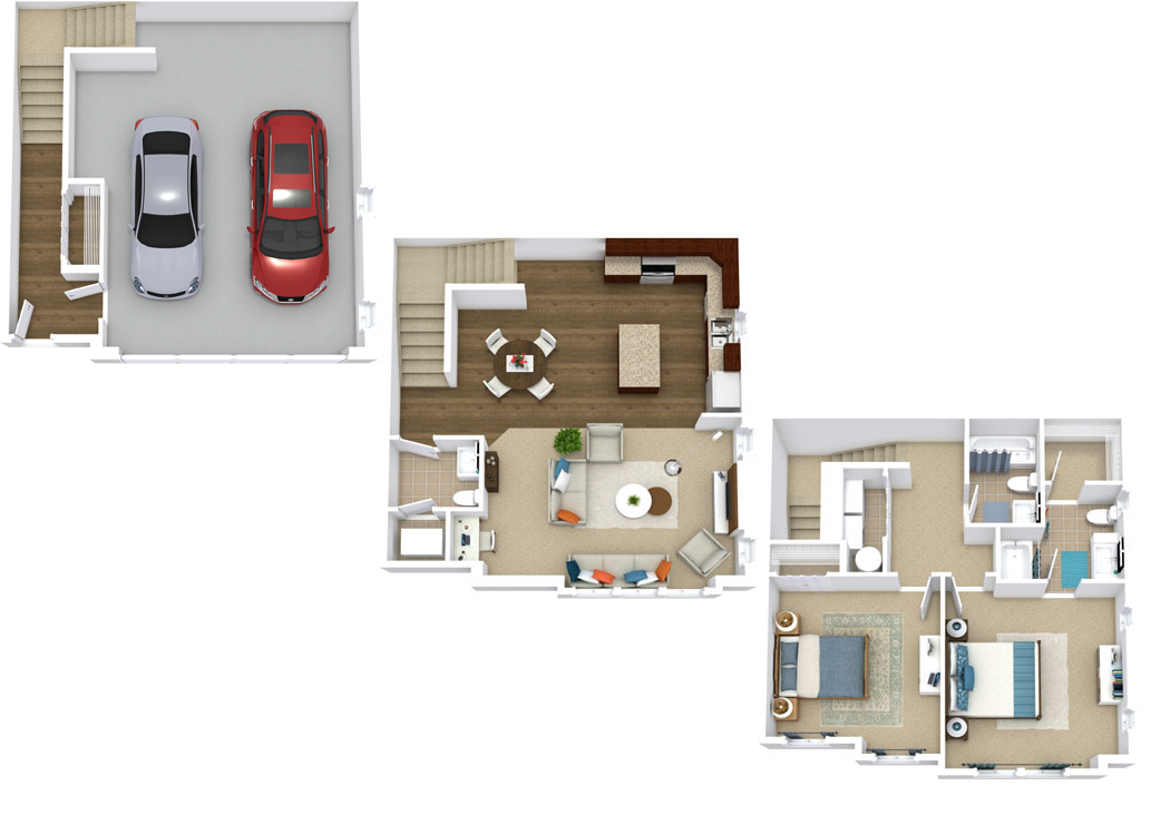 Aspire Townhomes in West Des Moines, IA 2-Bedroom